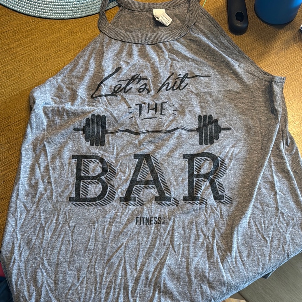 Gray Fitness Tank Top